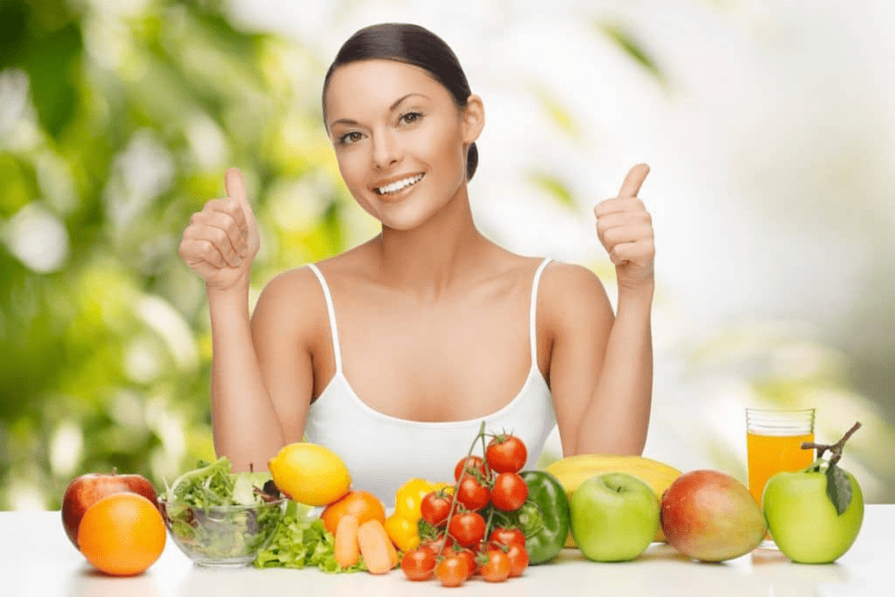 плодове и зеленчуци на диета